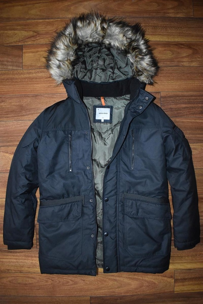 JACK&JONES Kurtka Męska Parka Zimowa S