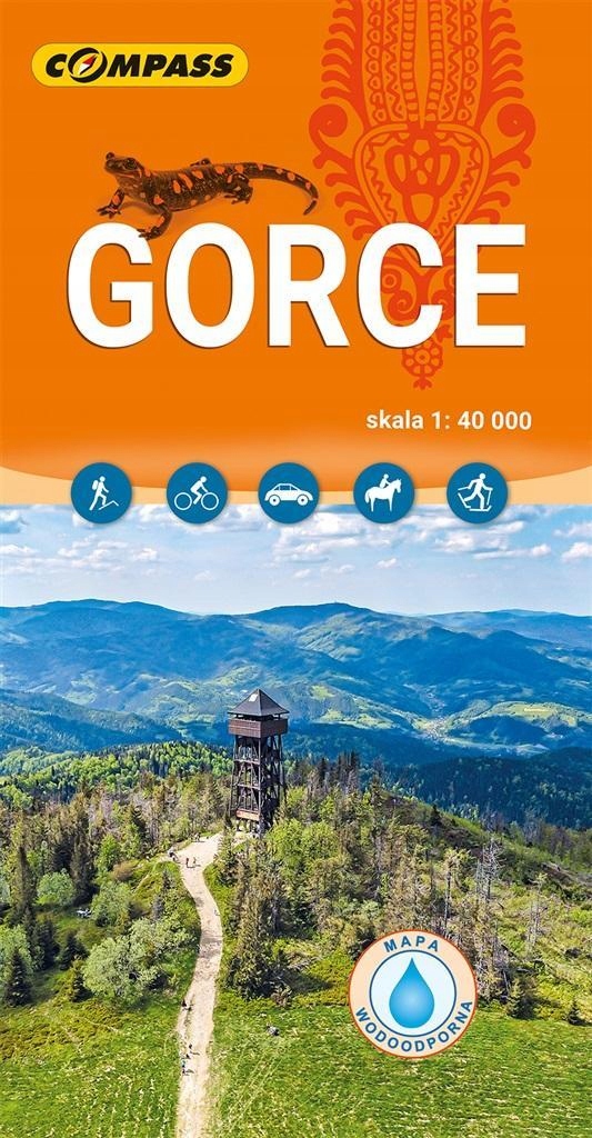 MAPA TURYSTYCZNA - GORCE 1:40 000 LAM