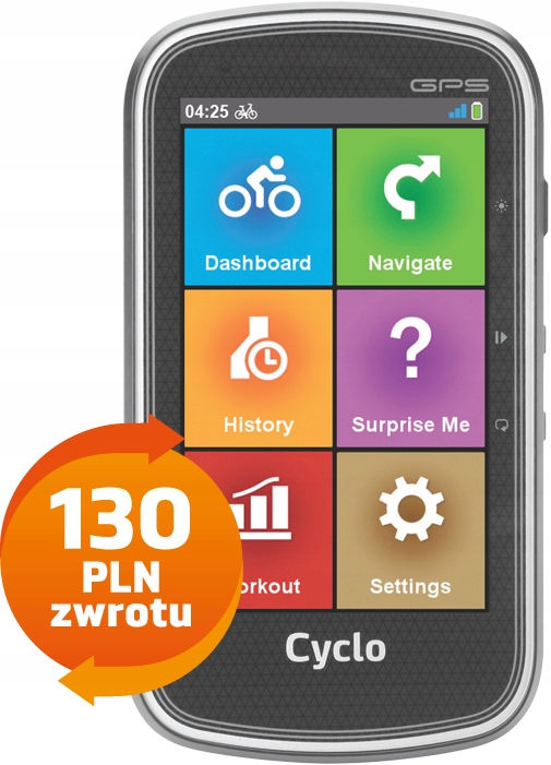 Nawigacja rowerowa Mio Cyclo 405 Europe + Futerał