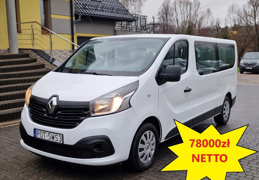 Renault Trafic 78000zl NETTO9 os.L2H1NadmuchyS...