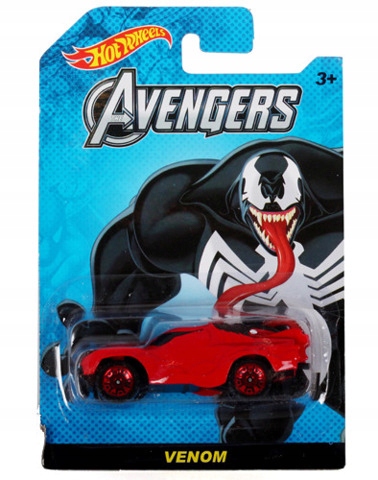 Samochód metalowy Hot Wheel Avengers - Venom