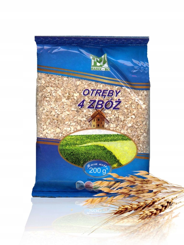 Otręby 4 zbóż 200g Radix-Bis