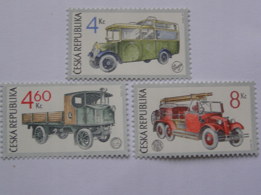 Czechy - historyczne auta - Mi. 158-60 **