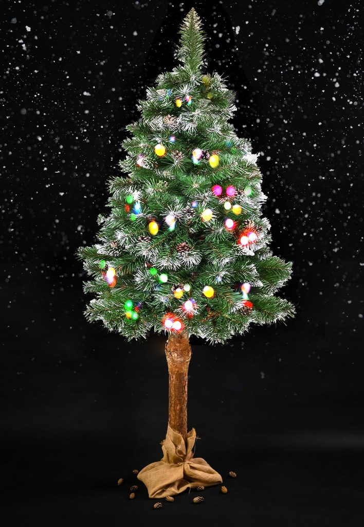 Купить Рождественская елка на стволе 220 СМ ИСКУССТВЕННАЯ АЛМАЗНАЯ СОСНА: отзывы, фото, характеристики в интерне-магазине Aredi.ru