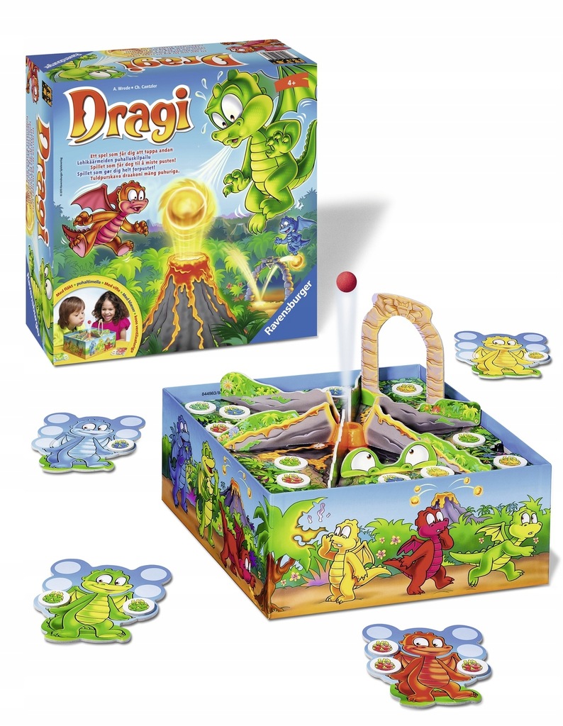 DRAGI DRAGON SMOKI GRA ZRĘCZNOŚCIOWA RAVENSBURGER