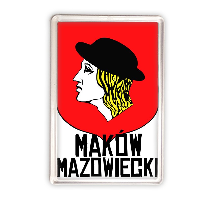 magnes akrylowy Maków Mazowiecki herb