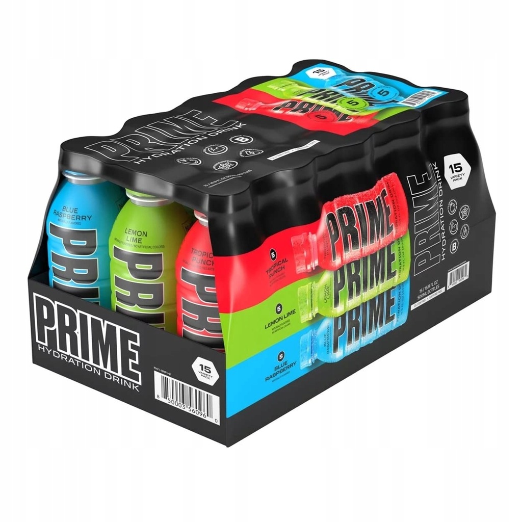 Napoj Prime Hydration USA 15x500ml Logan Paul KSI