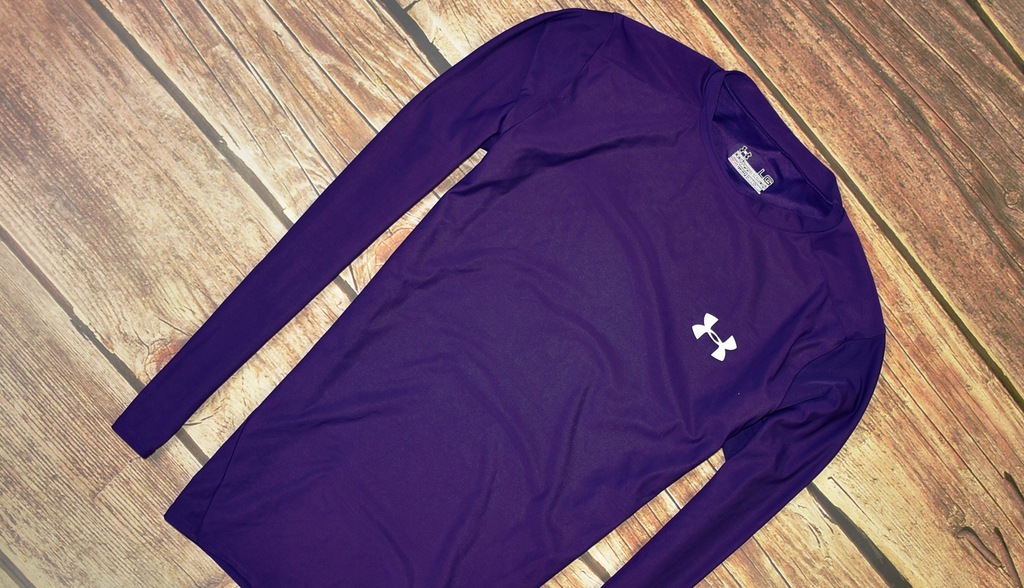 UNDER ARMOUR KOMPRESYJNE LONGSLEEVE JOGGING GYM L.