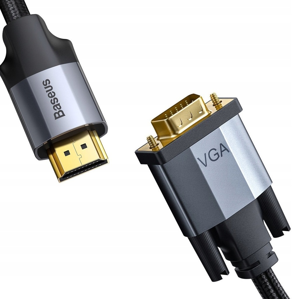 Купить Кабель-переходник Baseus HDMI — VGA D-SUB 1M: отзывы, фото, характеристики в интерне-магазине Aredi.ru