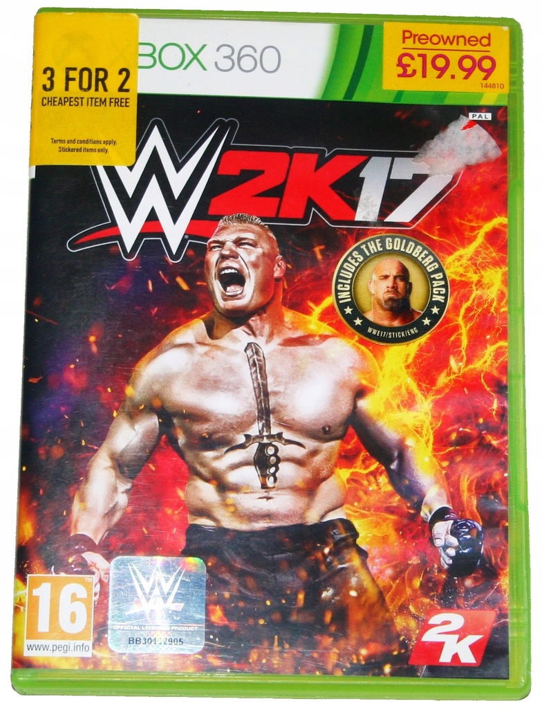 WWE 2K17 - gra na konsole Xbox 360, X360.