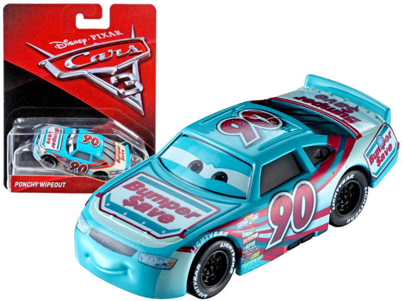 Ponchy Wipeout Cars 3 Disney Auta Mattel DXV66