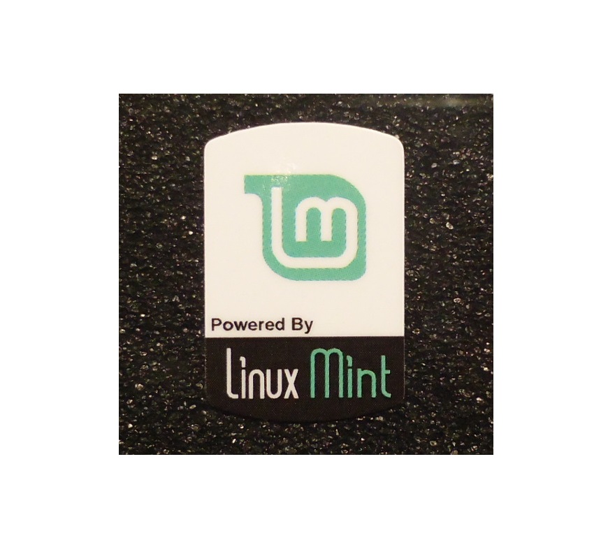 318 Naklejka Mint Linux 19 x 28 mm