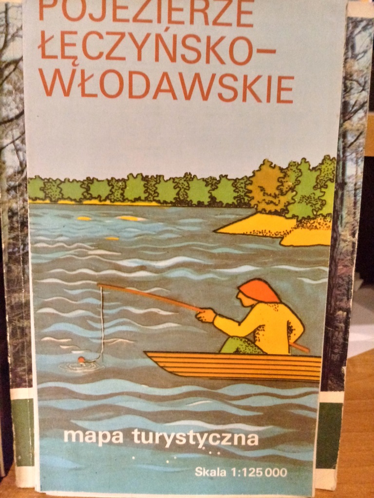 Pojezierze Łęczyńsko-Włodawskie mapa turystyczna / b