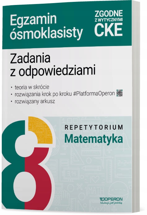 EGZAMIN ÓSMOKLASISTY REPETYTORIUM MATEMATYKA 2025 WZORY ZADANIA ARKUSZE