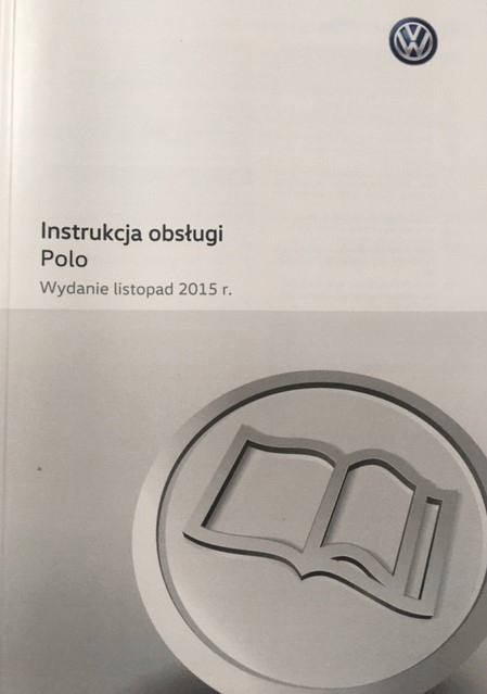 VW Polo polska instrukcja kolorowa oryginał 2015