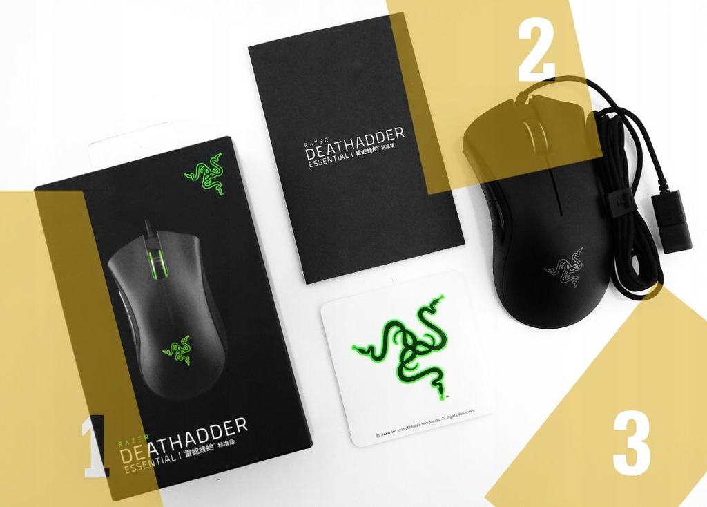 Купить ИГРОВАЯ МЫШЬ Razer DeathAdder Essential 6400DPI: отзывы, фото, характеристики в интерне-магазине Aredi.ru