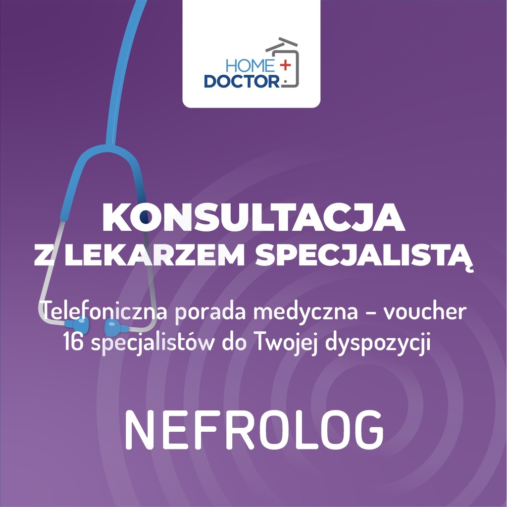 TELEKONSULTACJA Z LEKARZEM NEFROLOGIEM – voucher