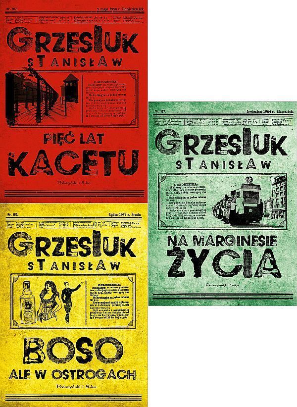 Grzesiuk Trylogia Autobiograficzna Piec Lat Kacetu 7549892343 Oficjalne Archiwum Allegro