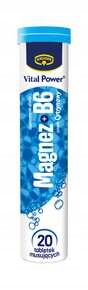 TABLETKI KRUGER MUSUJĄCE MAGNEZ +B6 SMAK CYTRYNOWY 80 g