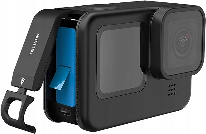 Pokrywa Komory Baterii do Go Pro Hero 9 Czarny