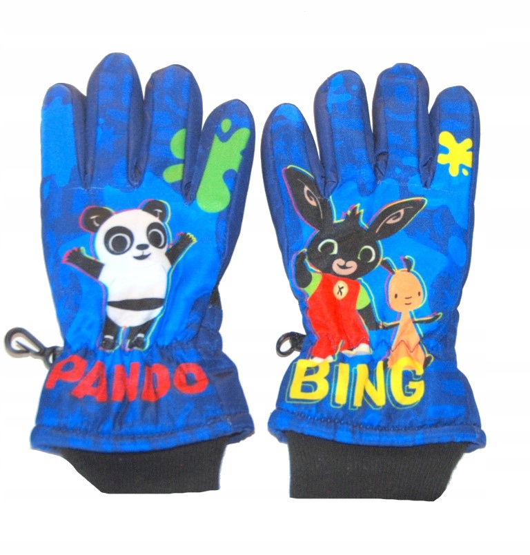 Rękawiczki zimowe 5p narciarskie Bing 19cm W42
