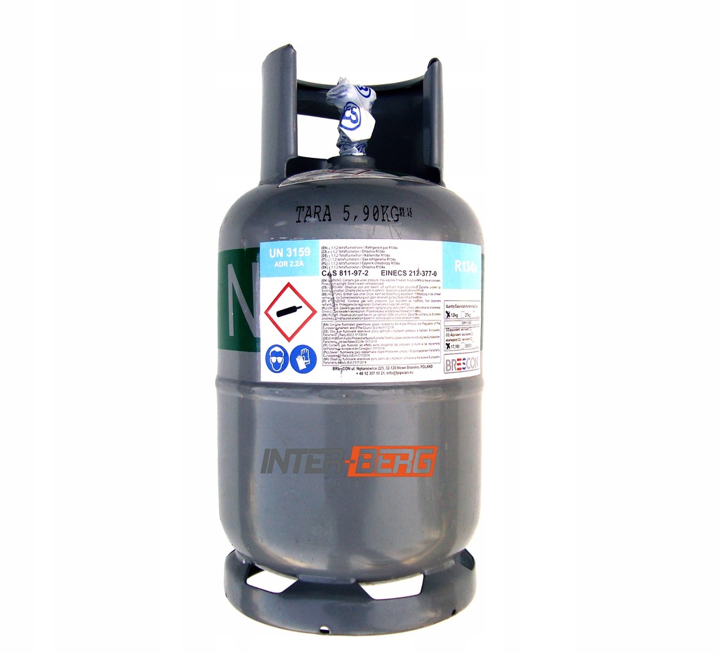 Czynnik chłodniczy Butla GAZ R134A 12kg Wieliczka