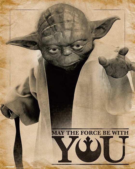 Star Wars Gwiezdne Wojny Yoda - plakat 40x50 cm