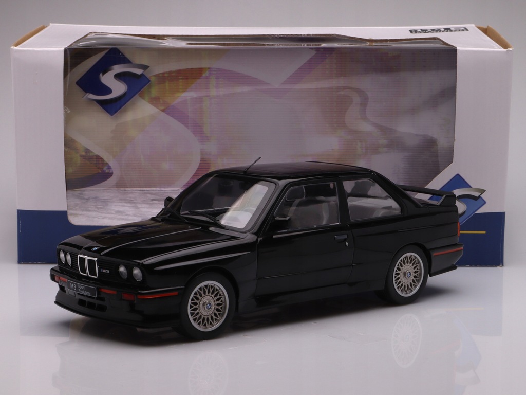 BMW E30 M3 Sport Evo - 1990, black Solido 1:18