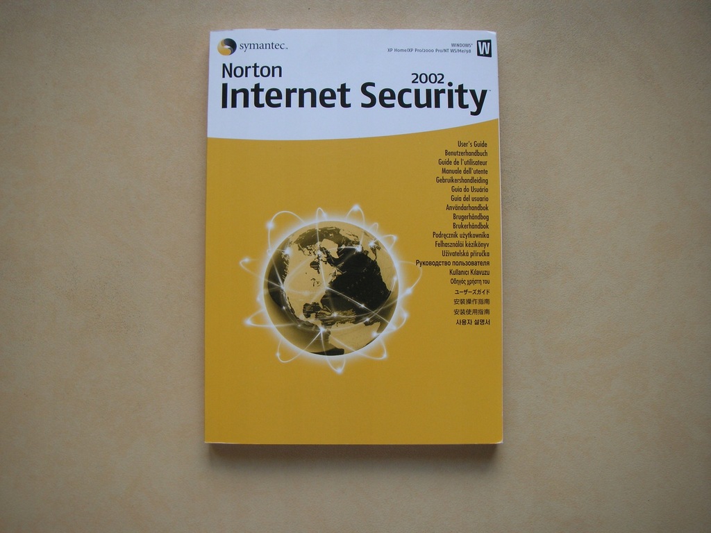 Norton Internet Security 2002-oryginal podręcznik.