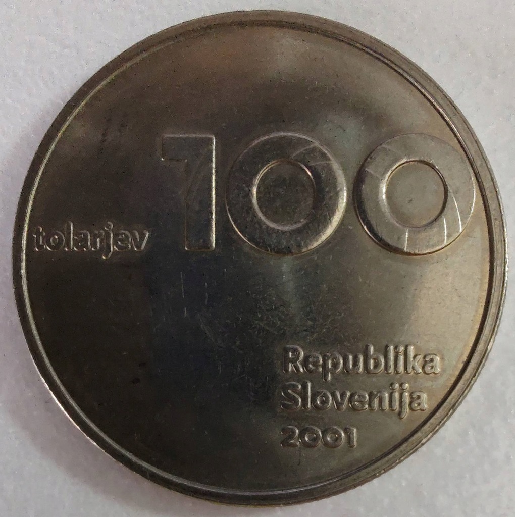 1108 - Słowenia 100 tolarów, 2001