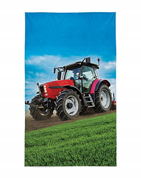 Ręcznik 70x140 traktor czerwony