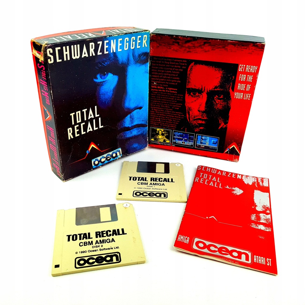 AMIGA BIG BOX SCHWARZENEGGER TOTAL RECALL