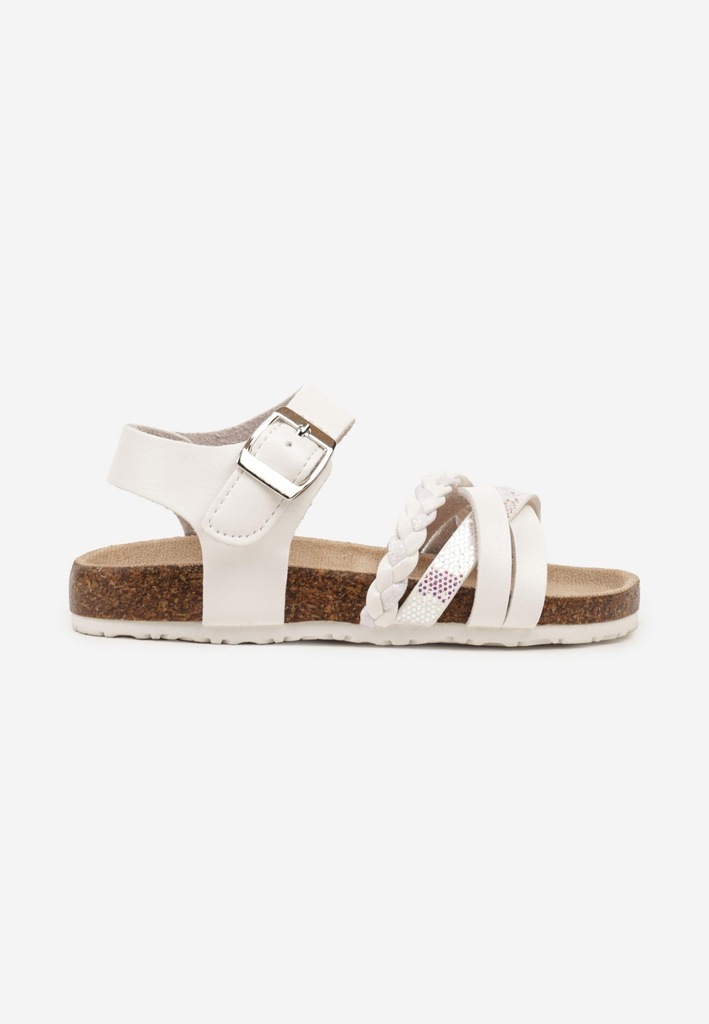 Born2Be Białe Sandały 25 Ekoskóra Casual