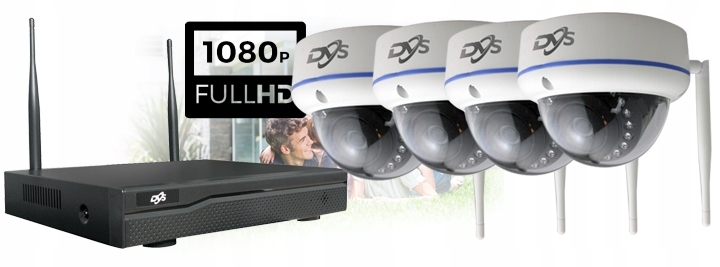Купить Беспроводной мониторинг 4-х WiFi камер 2Mpx FullHD: отзывы, фото, характеристики в интерне-магазине Aredi.ru