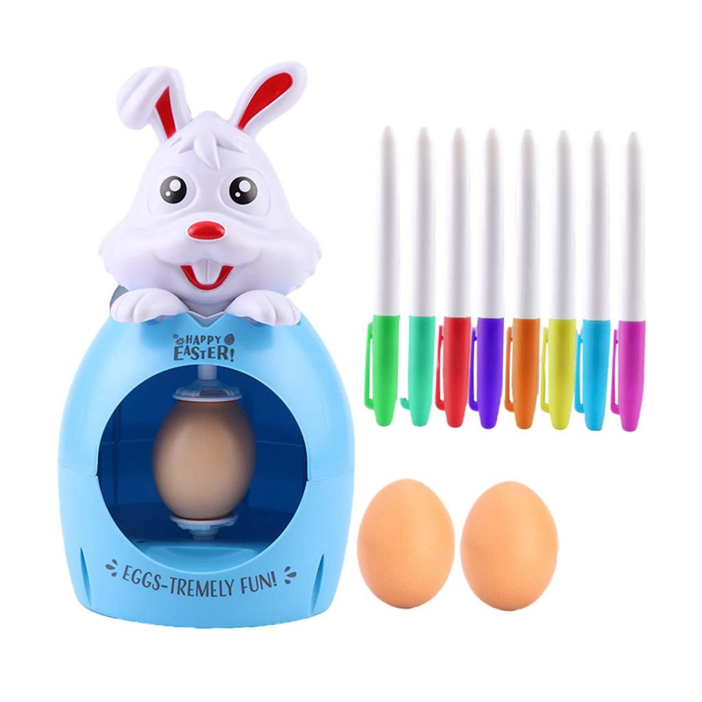 Easter Egg Painting Machine Kids Pretend Toy White