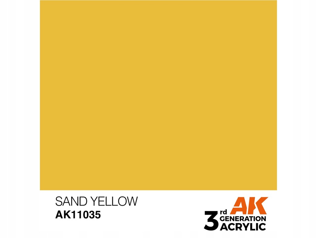 Farba akrylowa Sand yellow AK11035 Interactive