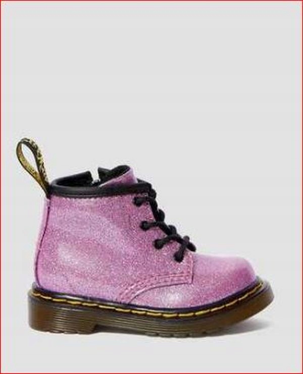 DR.MARTENS 20EU/4UK FIOLET BROKATOWY J.NOWE