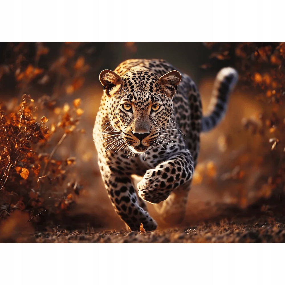 PUZZLE 1000 EL. PREMIUM PLUS PHOTO ODYSSEY DZIKIE ZWIERZĘ LEOPARD TREFL