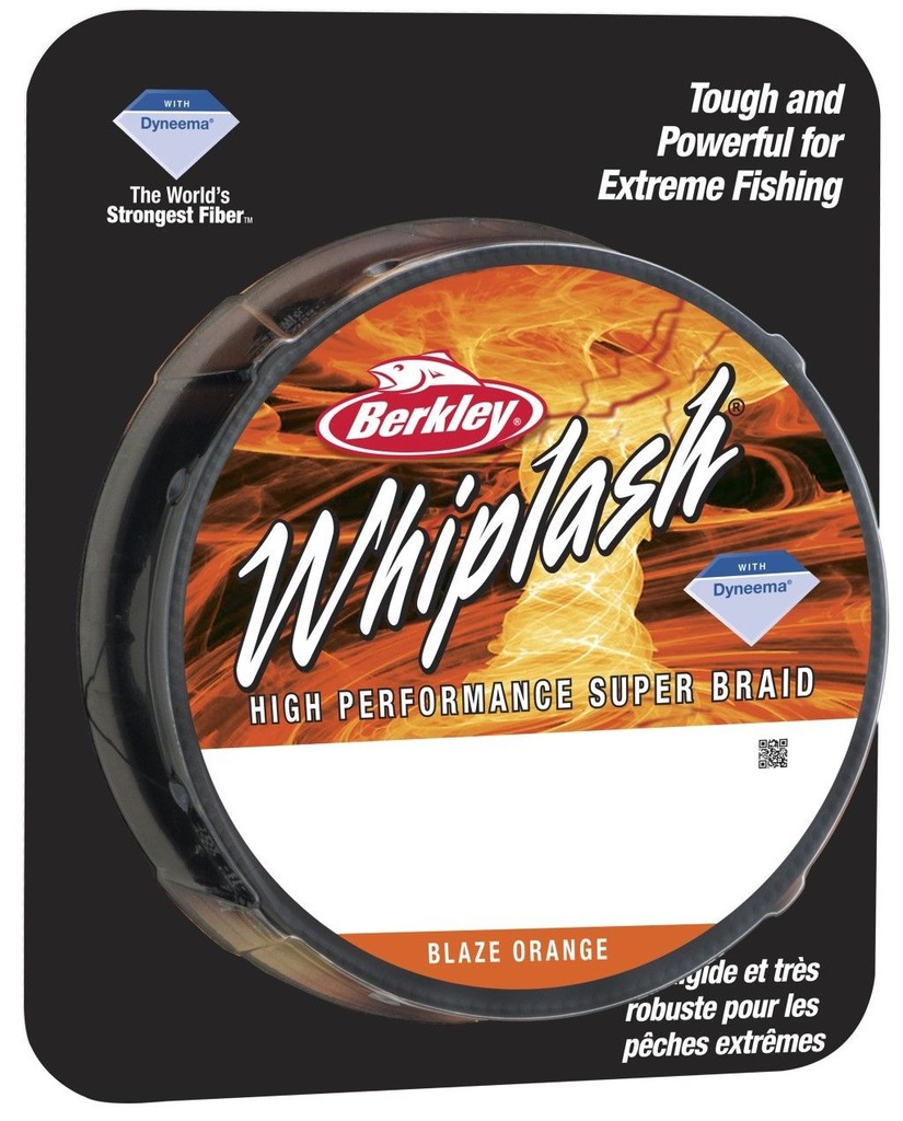 BERKLEY WHIPLASH ORANGE 300M 0.16 MM