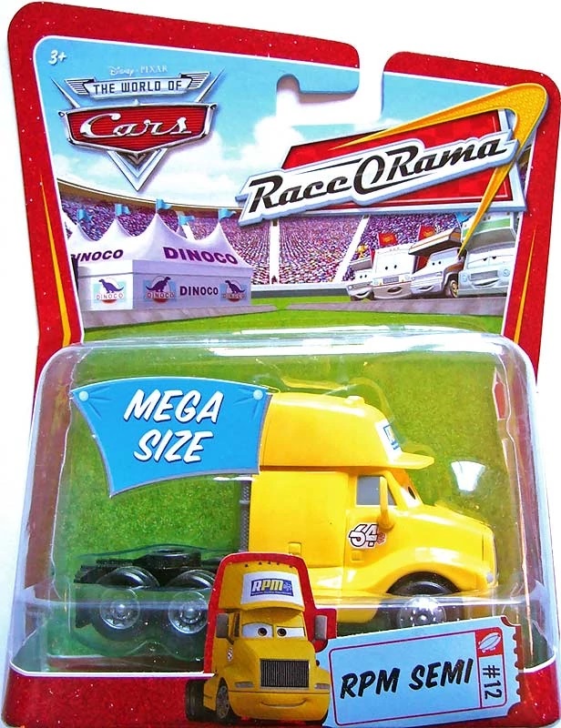 RPM Półciężarówka Semi Disney Auta Cars Mattel