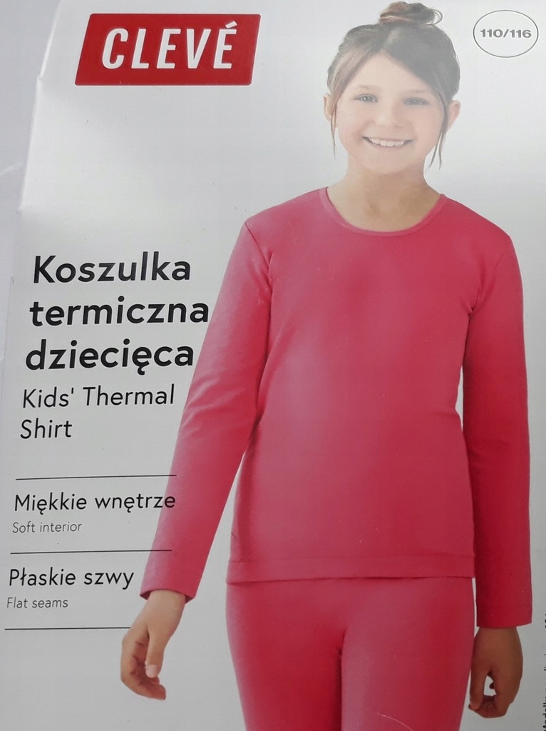 Dziecięca koszulka termiczna - roz. 110/116