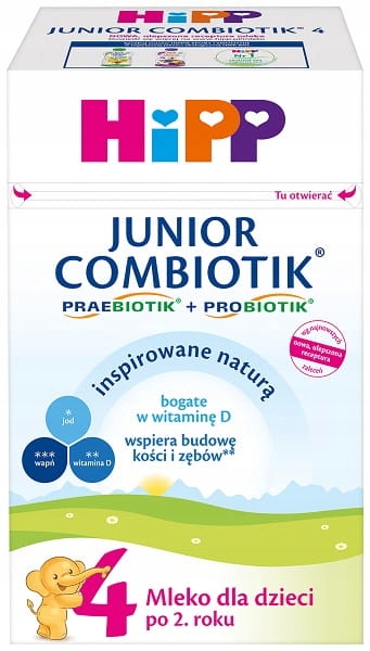 Hipp Combiotik 4 eko mleko dla dzieci 550g