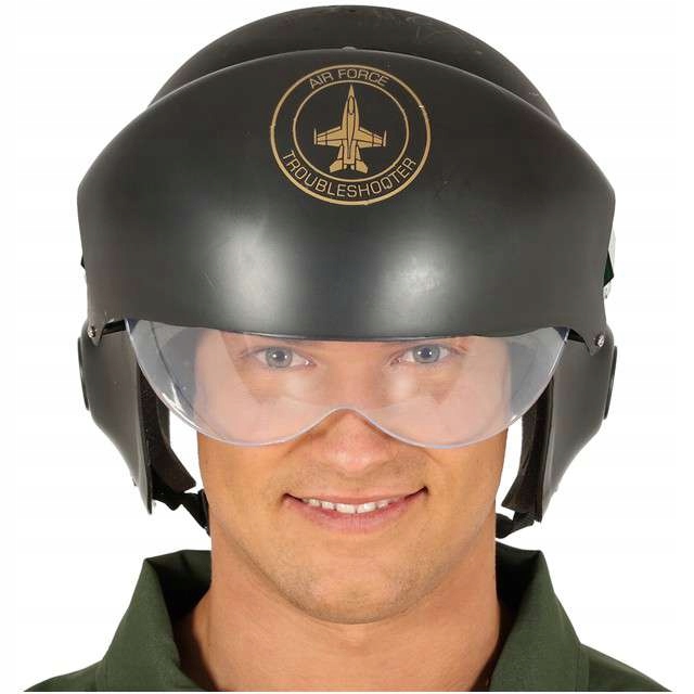 HEŁM pilota MYŚLIWCA pilot ŻOŁNIERZA top gun ZIELO 7817823675