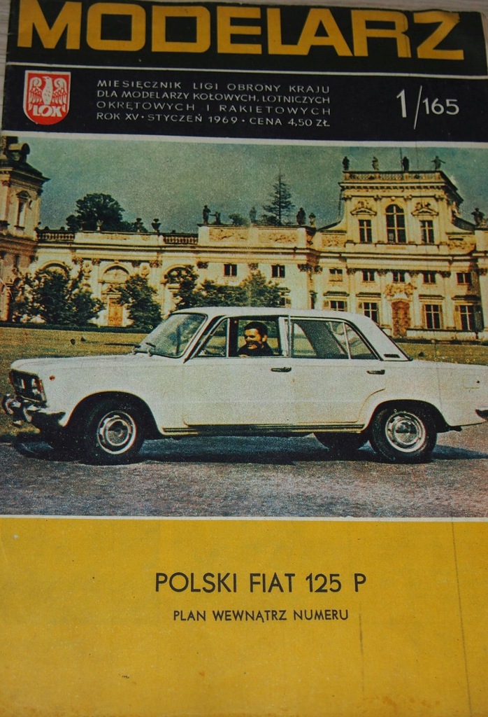 MODELARZ 1969. FIAT 125 P.