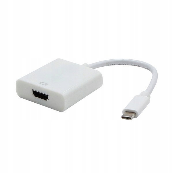 USB/Video DP Alt Mode, HDMI F, biały, plastic bag