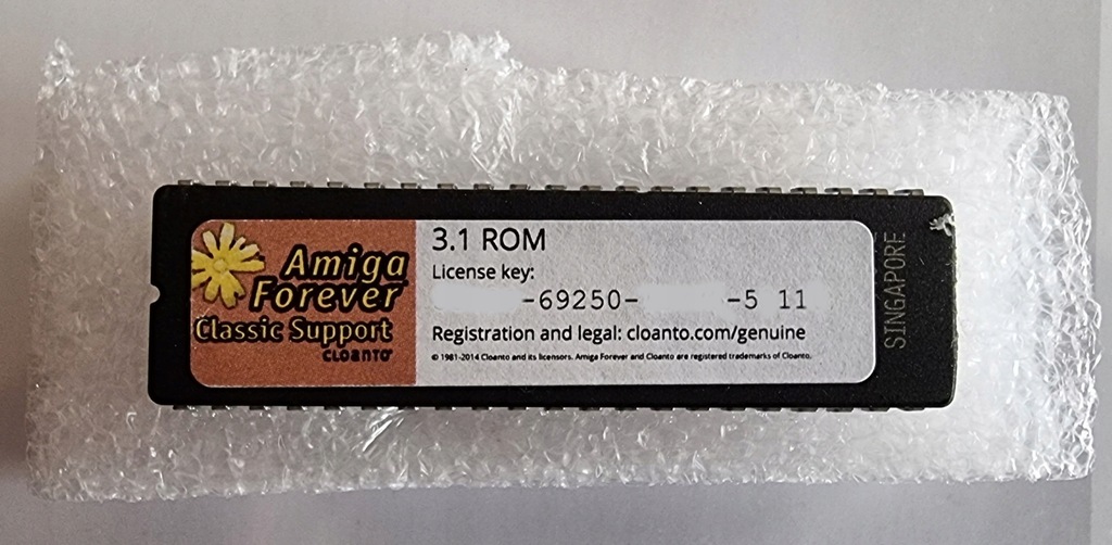 Amiga Kickstart 3.1 by Cloanto (A500, A600, ACDTV)
