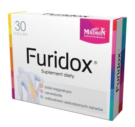 Furidox 30 Kaps Nerwobóle Bóle Kręgosłupa Madson