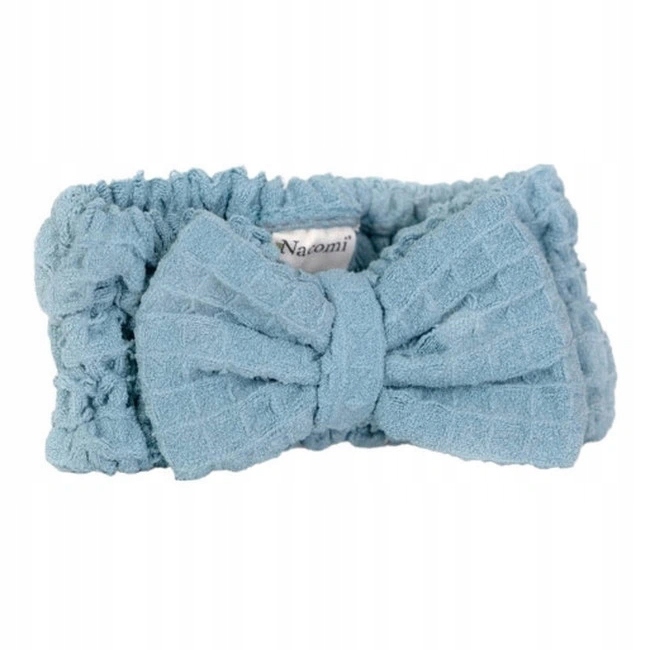 Nacomi Opaska do włosów z mikrofibry Blue P1