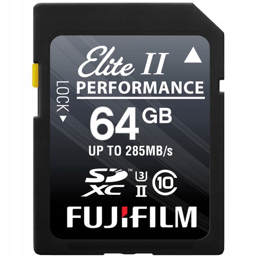 FUJIFILM 64 GB Elite II Performance UHS-II SDXC