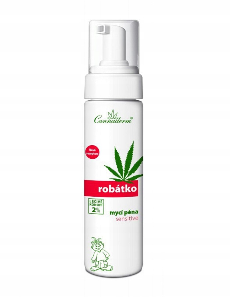 Pianka do mycia Cannaderm Robatko 200 ml